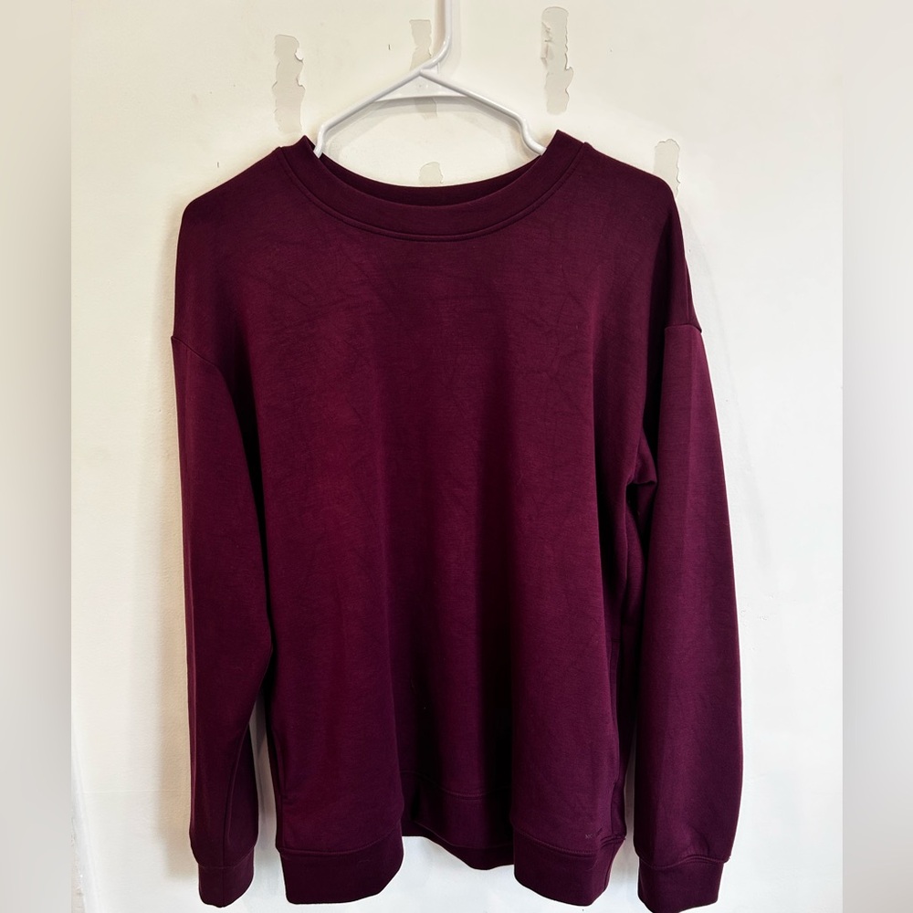 Deep Burgundy Crewneck Model Sweater - NWOT